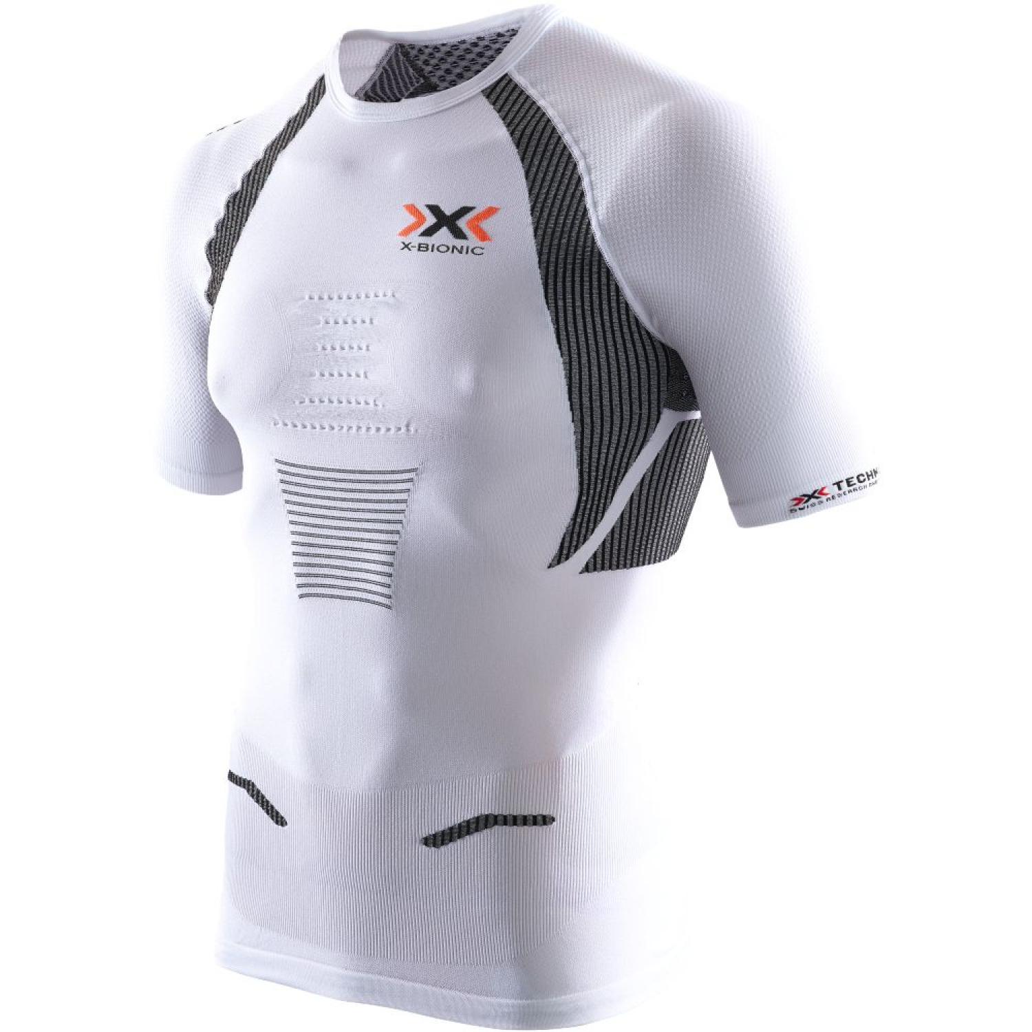 X Bionic Running The Trick Herren Sport Kompressionsshirt Mit Rmel In