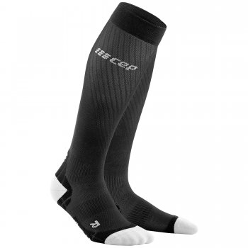CEP Run Ultralight Compression Socks Herren | Black Light Grey