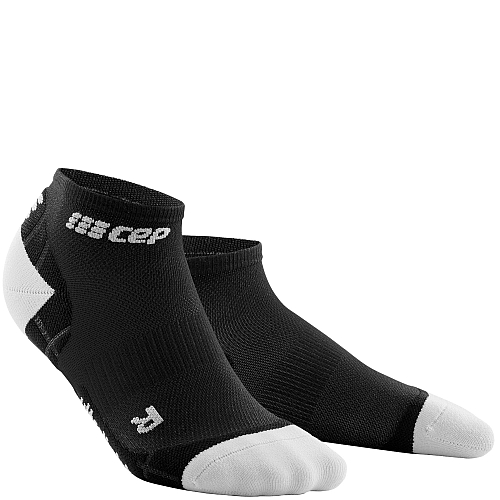 CEP Ultralight Low Cut Compression Socks Damen | Black Light Grey