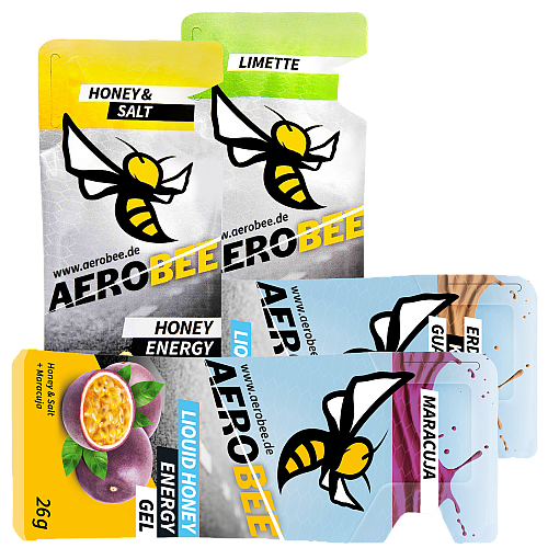 AEROBEE Energy Gel Testpaket | Maximale Vielfalt