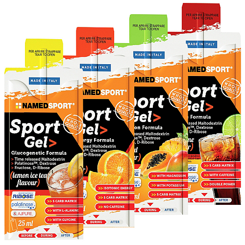 NAMEDSPORT Sport Gel Testpaket *4 Phasen*