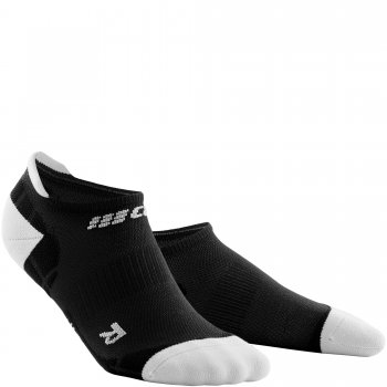 CEP Ultralight No Show Compression Socks Herren | Black Light Grey