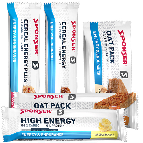 SPONSER Energy Bar Testpaket *Maximale Vielfalt*