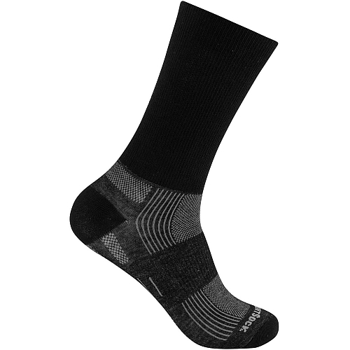 WRIGHTSOCK Eco Explore Crew | Mitteldick | Schwarz