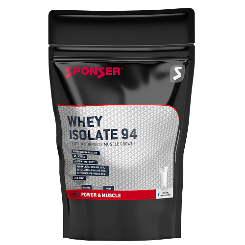 SPONSER Whey Isolate 94 Protein Shake | 1500 g Beutel | Neutral