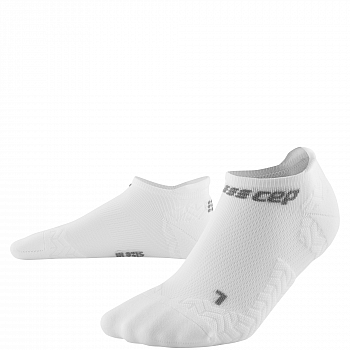 CEP Ultralight No Show Compression Socks Herren | White