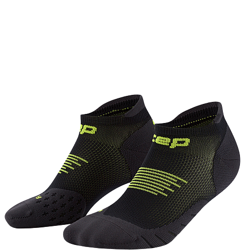 CEP Core Run 5.0 No Show Compression Socks Damen | Black-Lime