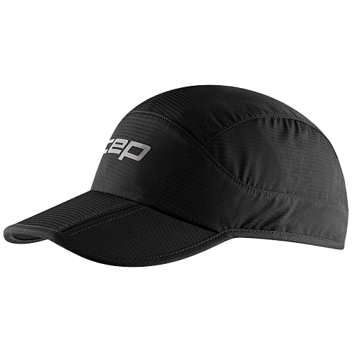 CEP Run Foldable Cap | Faltbare Schirmmtze | Black