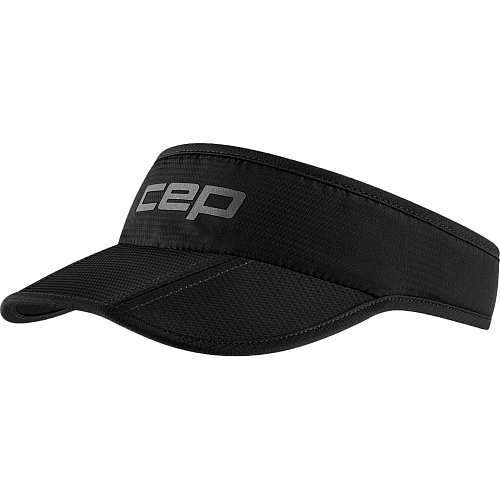 CEP Run Foldable Visor | Faltbare Schildkappe | Black