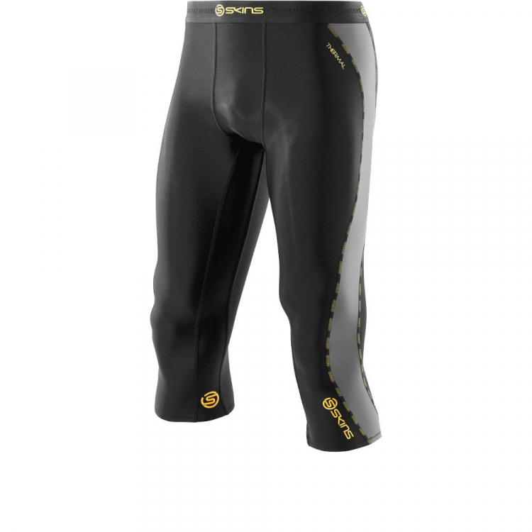 Wadenlange Skins Dnamic Herren Thermal Kompression Tight Sporthose Dt In Schwarz