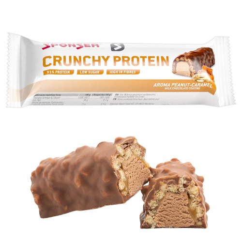 Peanut-Caramel Crunchy Protein Bar Sponser