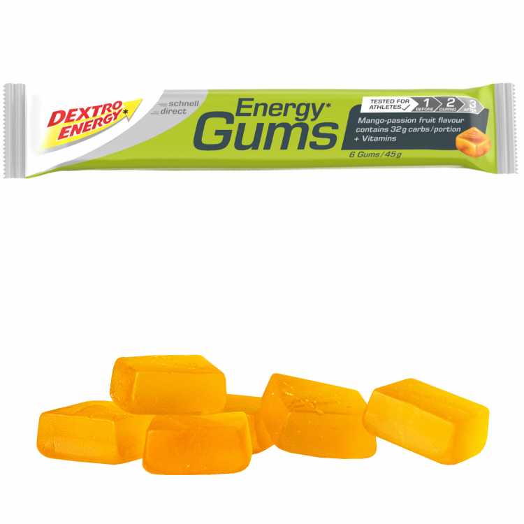 Dextro Energy Gums Mango-Passionsfrucht