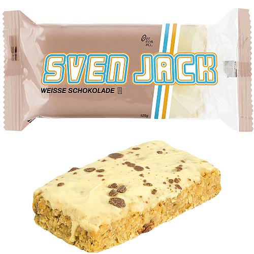 SVEN JACK Energy Bar 125 g Weisse Schokolade