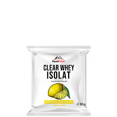 AlpenPower Clear Whey Isolat Zitrone | 30 g