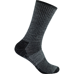 WRIGHTSOCK Stride Merino Crew | Mitteldick | Grau