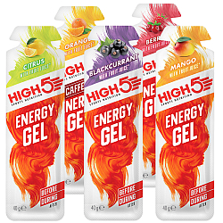 HIGH5 Energy Gel Testpaket *Mit und ohne Koffein*