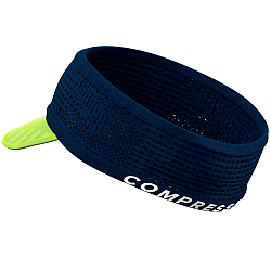 COMPRESSPORT Spiderweb Visor-Headband | Blue Lime