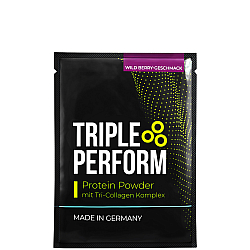 TRIPLE PERFORM Protein Powder l Tri-Collagen | Box mit 30 Beutel