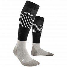 CEP Ski Ultralight Compression Socks Herren | Black Grey