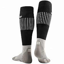 CEP Ski Ultralight Compression Socks Damen | Black Grey