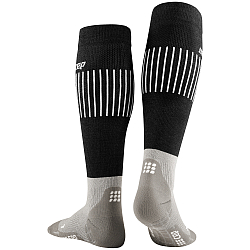 CEP Ski Ultralight Compression Socks Damen | Black Grey