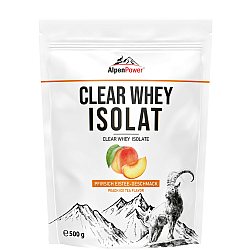 AlpenPower Clear Whey Isolat Drink 500 g Beutel *84 % Eiwei*