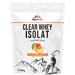 AlpenPower Clear Whey Isolat Drink 1000 g Beutel *84 % Eiwei*