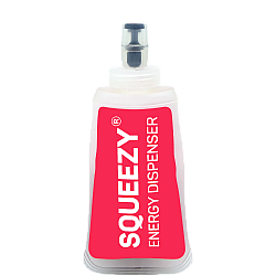 SQUEEZY Energy Dispenser 150 ml Gel-Flasche | 1 Flasche + 2 Ventile