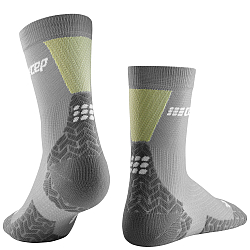 CEP Ultralight Mid Cut Compression Socks Damen | Grey Lime