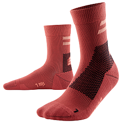 CEP Training Mid Cut Compression Socks Unisex | Red