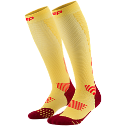 CEP Core Run 5.0 Compression Socks Damen | Marigold-Burgundy